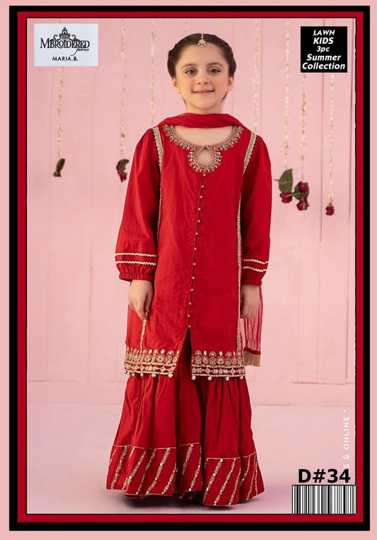 Maria B Unstitched 3Pcs Lawn Suit