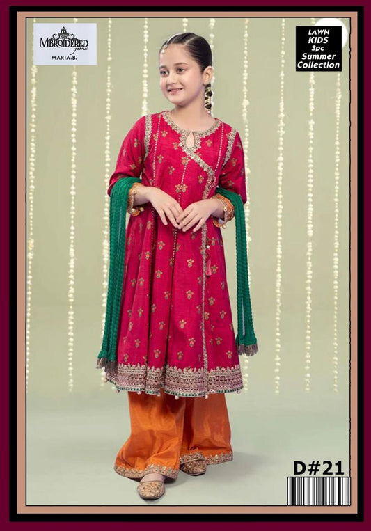 Maria B Unstitched 3Pcs Lawn Suit