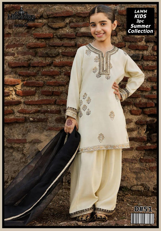 Maria B Unstitched 3Pcs Lawn Suit